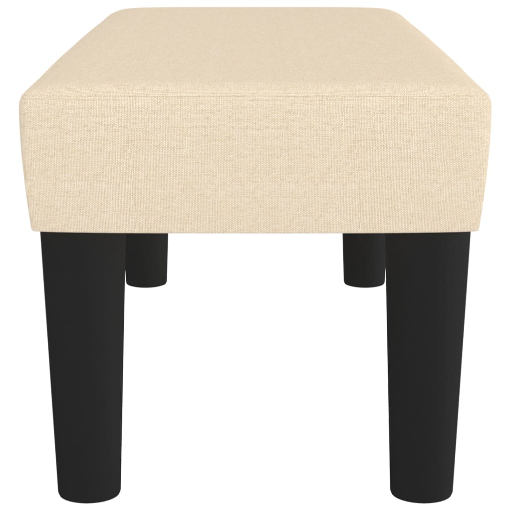 Panca Crema 70x30x30 cm in Tessuto 346621