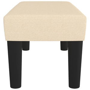 Panca Crema 70x30x30 cm in Tessuto 346621