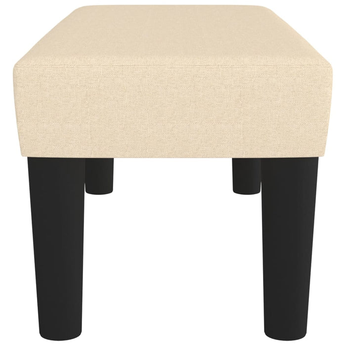 Panca Crema 70x30x30 cm in Tessuto 346621