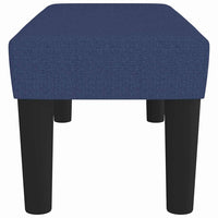 Panca Blu 70x30x30 cm in Tessuto 346622