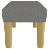 Panca Grigio Scuro 70x30x30 cm in Tessuto 346625