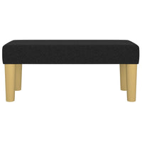 Panca Nera 70x30x30 cm in Tessutocod mxl 118545