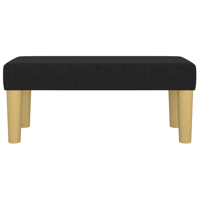 Panca Nera 70x30x30 cm in Tessutocod mxl 118545