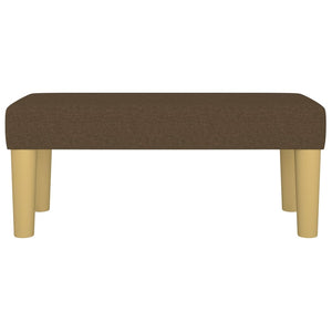 Panca Marrone Scuro 70x30x30 cm in Tessuto cod mxl 64286