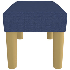 Panca Blu 70x30x30 cm in Tessuto 346630