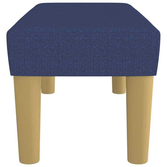 Panca Blu 70x30x30 cm in Tessuto 346630