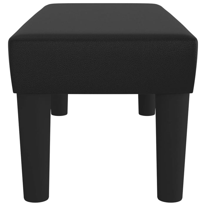 Panca Nera 70x30x30 cm in Similpelle cod mxl 67242