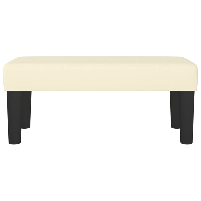 Panca Crema 70x30x30 cm in Similpelle cod mxl 77531