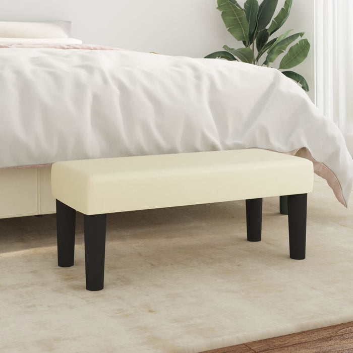 Panca Crema 70x30x30 cm in Similpelle cod mxl 77531