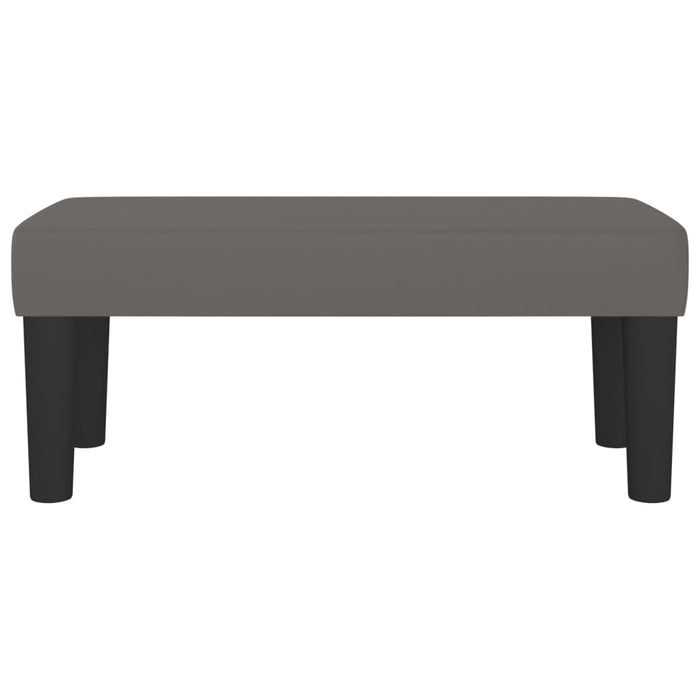 Panca Grigia 70x30x30 cm in Similpellecod mxl 70594