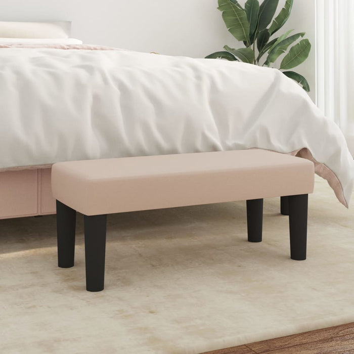 vidaXL Panca Cappuccino 70x30x30 cm in Similpelle