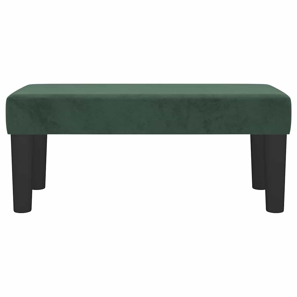 Panca Verde Scuro 70x30x30 cm in Velluto 346641