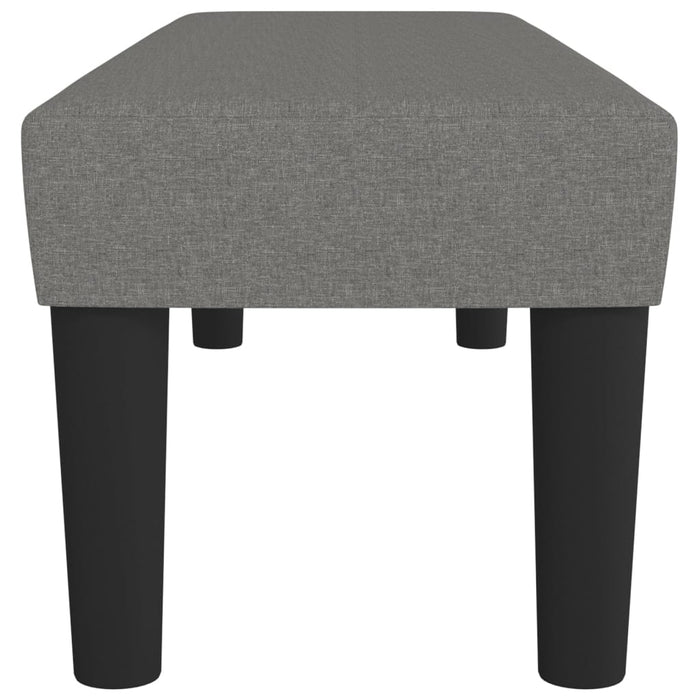 Panca Grigio Scuro 100x30x30 cm in Tessuto 346645