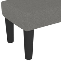 Panca Grigio Scuro 100x30x30 cm in Tessuto cod mxl 74913