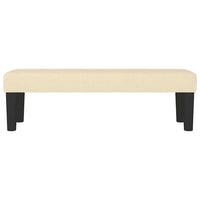 Panca Crema 100x30x30 cm in Tessuto 346649