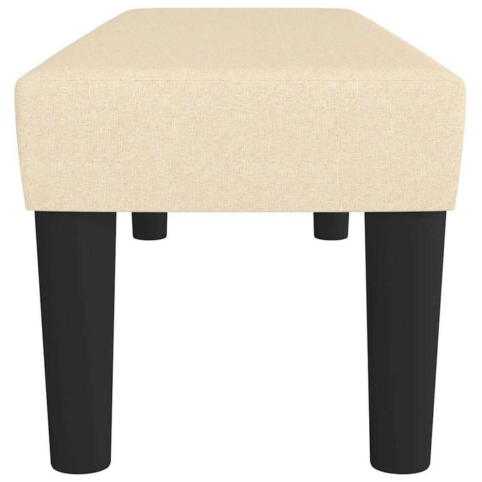Panca Crema 100x30x30 cm in Tessuto 346649