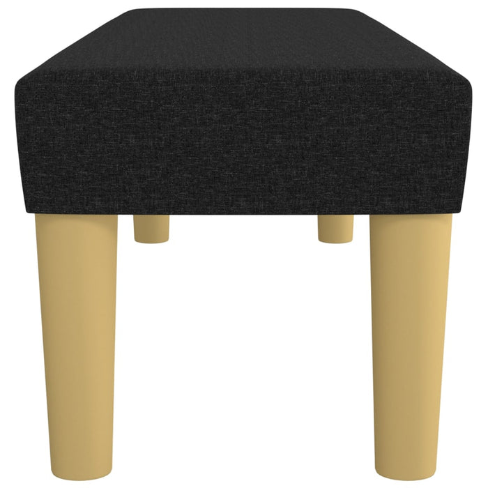 Panca Nera 100x30x30 cm in Tessuto cod mxl 63847