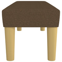 Panca Marrone Scuro 100x30x30 cm in Tessuto 346655