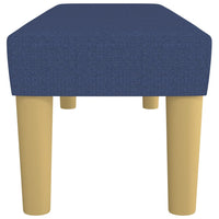 Panca panca mobile camera da letto soggiorno sala da pranzo 100 x 30 x 30 cm tessuto blu 02_0010551