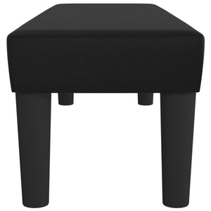 Panca Nera 100x30x30 cm in Similpelle 346660