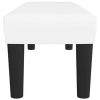 Panca Bianca 100x30x30 cm in Similpelle cod mxl 65870