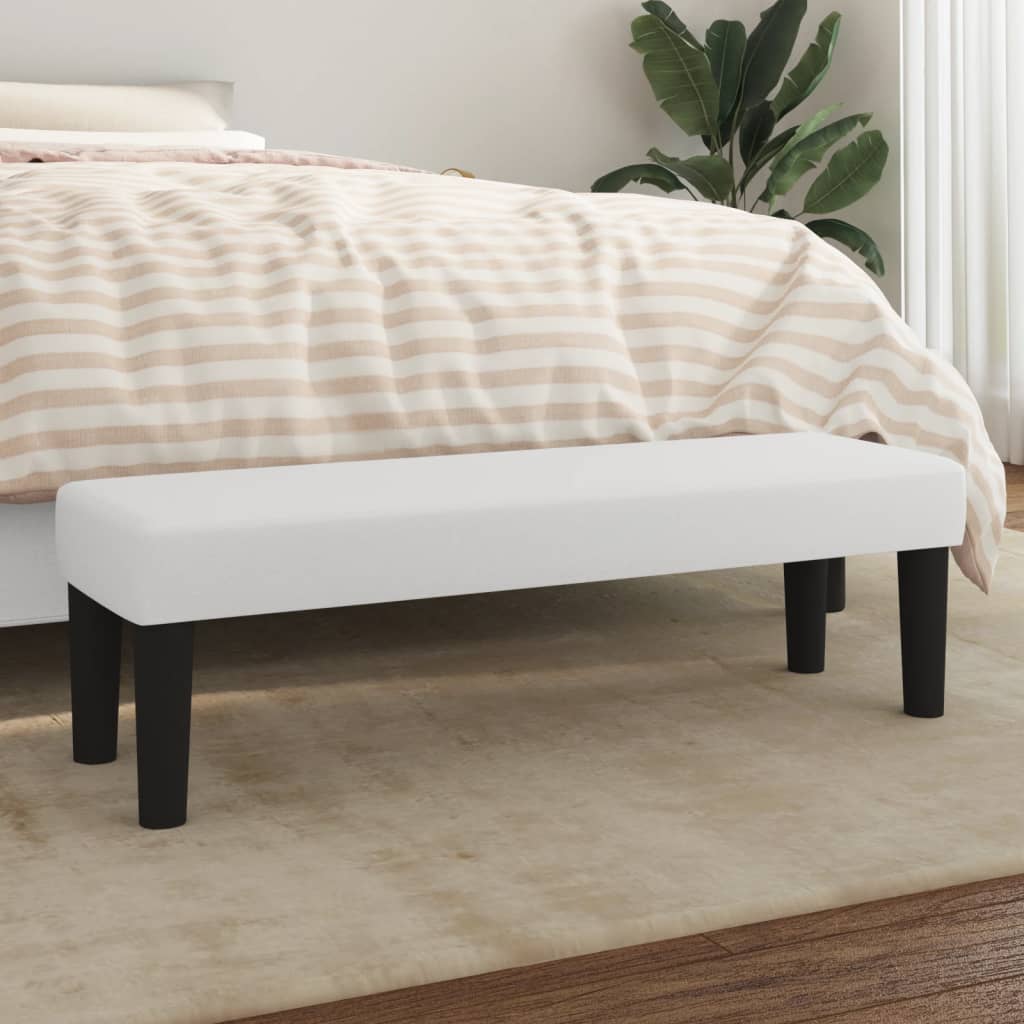 Panca Bianca 100x30x30 cm in Similpelle cod mxl 65870