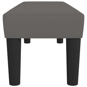 Panca Grigia 100x30x30 cm in Similpelle 346664
