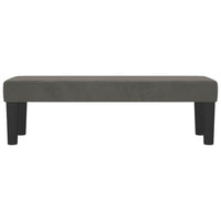 Panca Grigio Scuro 100x30x30 cm in Velluto 346667