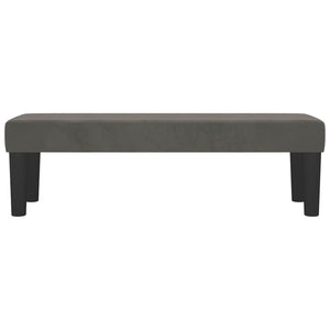Panca Grigio Scuro 100x30x30 cm in Velluto 346667