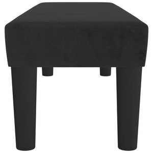 Panca Nera 100x30x30 cm in Velluto 346668