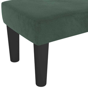 Panca Verde Scuro 100x30x30 cm in Velluto 346669