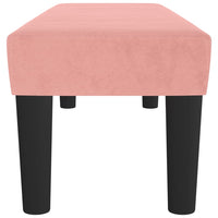 Panca rosa 100 x 30 x 30 cm velluto 02_0010681
