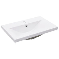 Mobile Bagno con Lavabo Integrato Rovere Fumo Legno Multistrato 3120179
