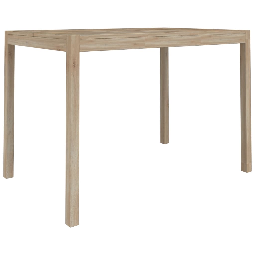 Set da Pranzo 7 pz in Legno Massello di Acacia 3106442