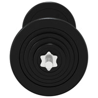 Set Bilanciere con Dischi 30 kg in Ghisa e Acciaio Cromato 93629