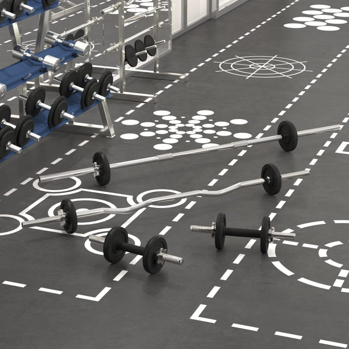 Set Bilanciere e Manubri 30 kg in Ghisa 93634