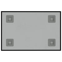 Lavagna Magnetica a Parete Nera 30x20 cm Vetro Temperato 347928