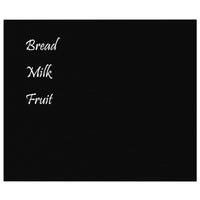 Lavagna Magnetica a Parete Nera 60x50 cm Vetro Temperato 347939