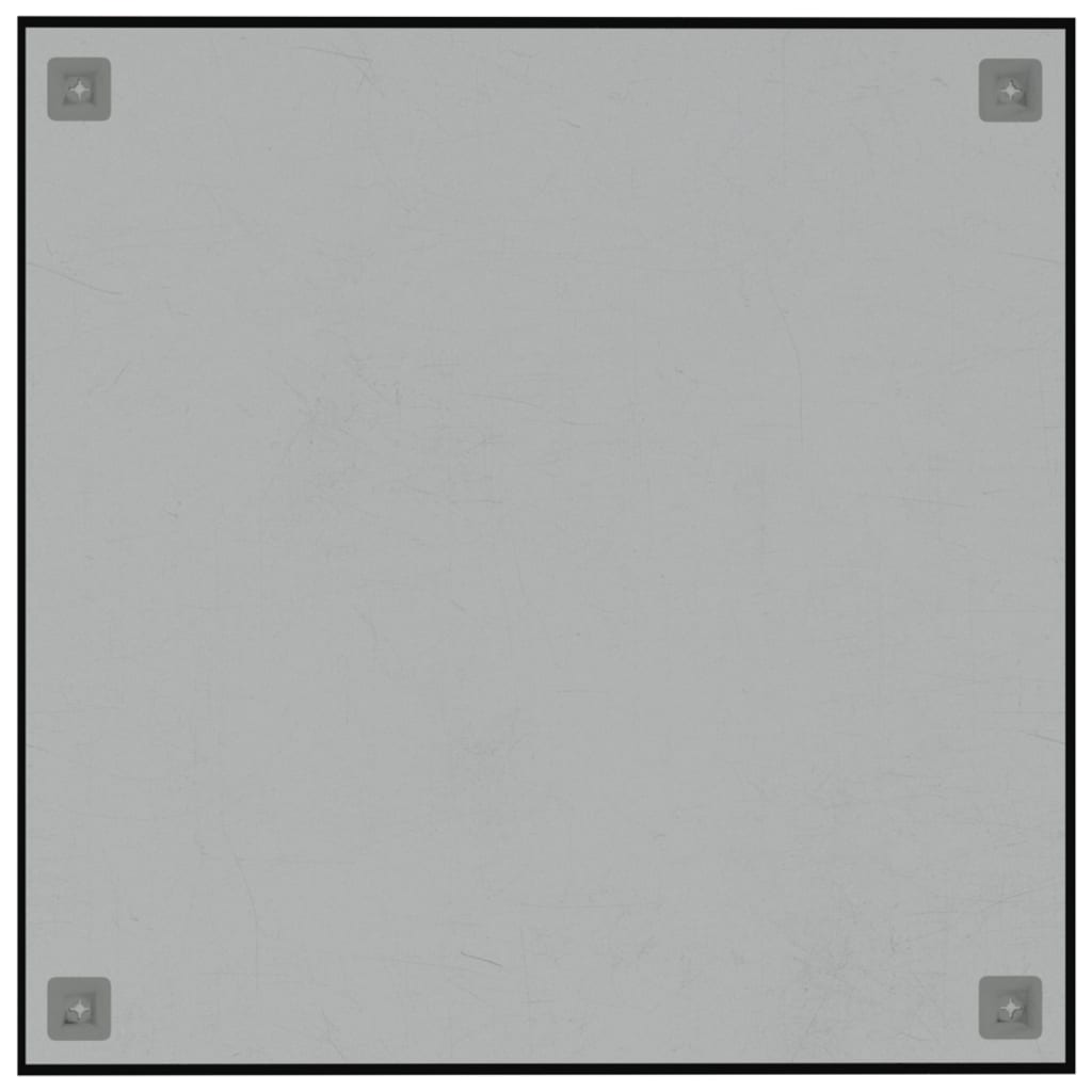 Lavagna magnetica da parete per scuola casa ufficio 60 x 60 cm vetro temperato nero 02_0045479