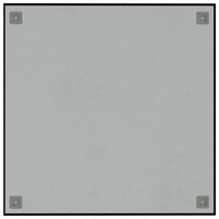 Lavagna magnetica da parete per scuola casa ufficio 60 x 60 cm vetro temperato nero 02_0045479