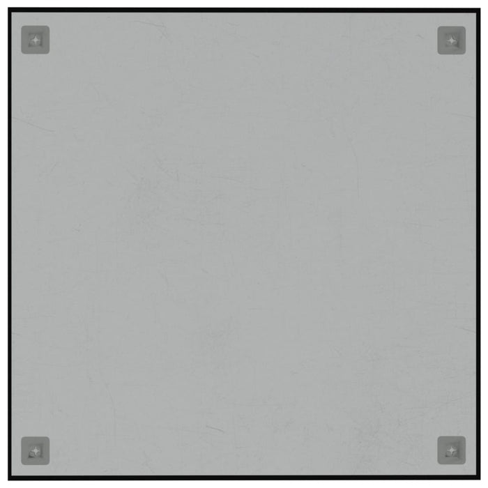 Lavagna magnetica da parete per scuola casa ufficio 60 x 60 cm vetro temperato nero 02_0045479