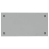 Lavagna Magnetica a Parete Bianca 80x40 cm Vetro Temperato 347954