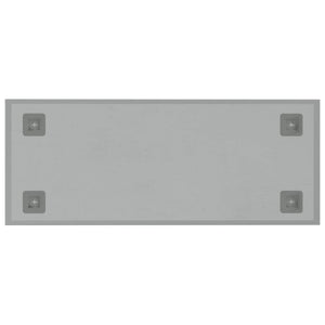 Lavagna Magnetica a Parete Bianca 50x20 cm Vetro Temperato 347956