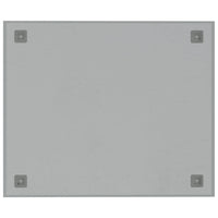 Lavagna Magnetica a Parete Bianca 60x50 cm Vetro Temperato 347958