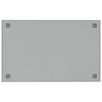 Lavagna Magnetica a Parete Bianca 80x50 cm Vetro Temperato 347959
