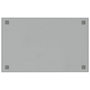 Lavagna Magnetica a Parete Bianca 80x50 cm Vetro Temperato 347959