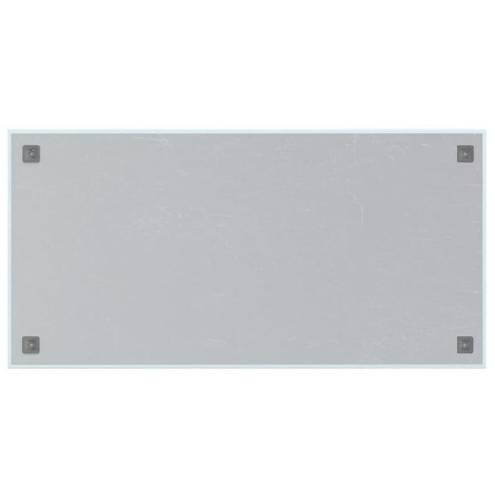 Lavagna Magnetica a Parete Bianca 100x50 cm Vetro Temperato 347960