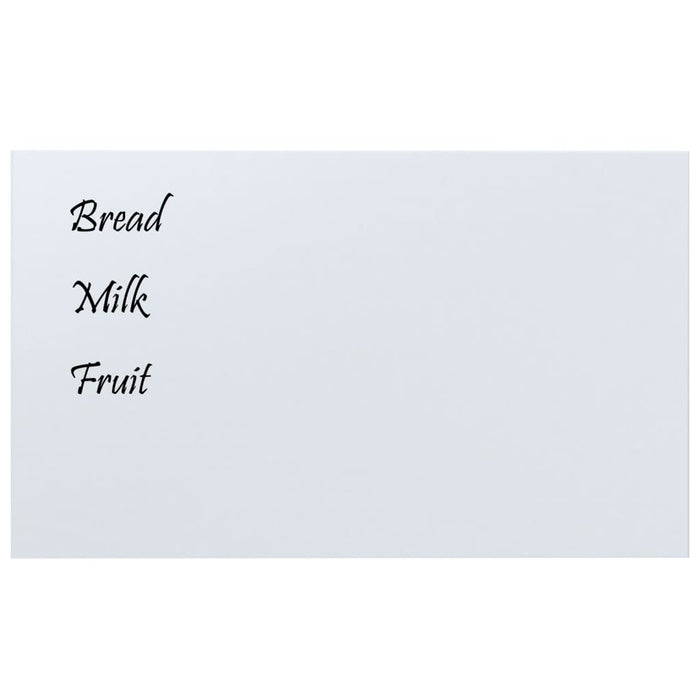 Lavagna Magnetica a Parete Bianca 100x60 cm Vetro Temperato 347965