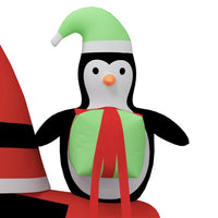 Babbo Natale Gonfiabile con LED 156 cm 345303