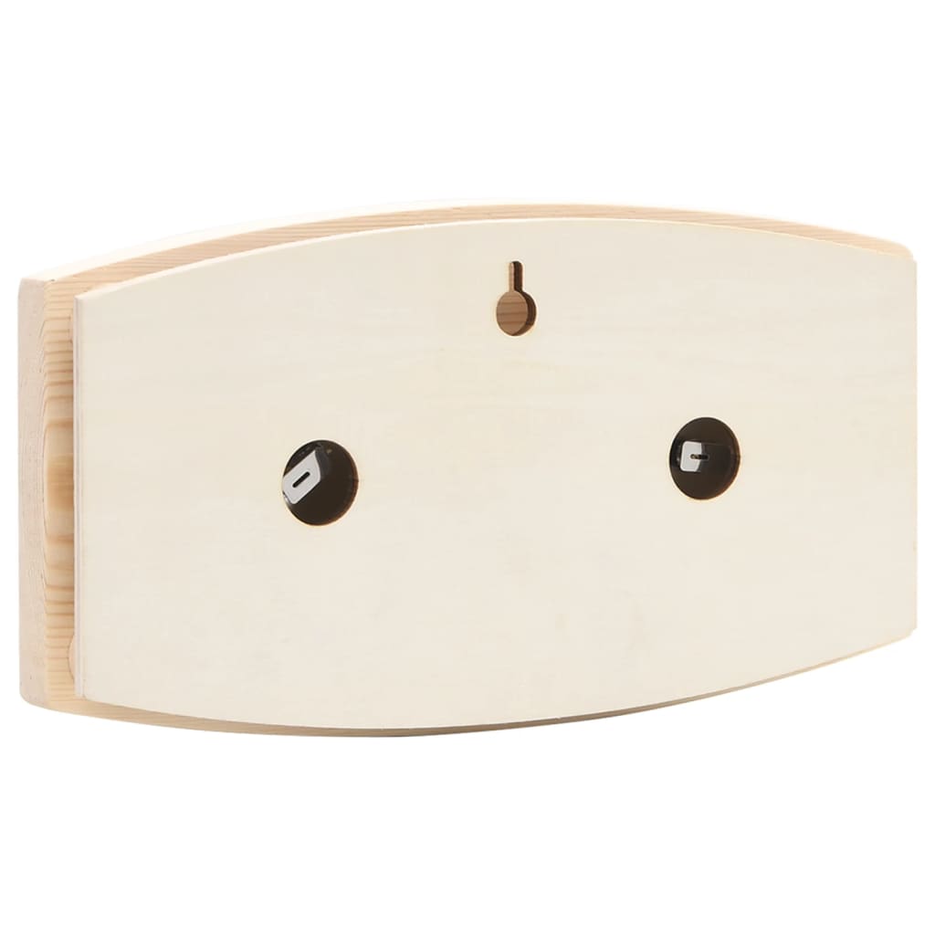 Set Timer Igrotermografo e Clessidra Sauna 2 in 1 Massello Pino 51686